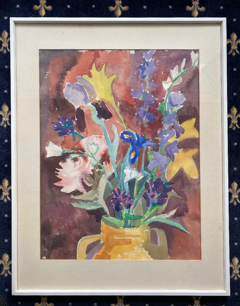 Eichler, 'Blumen in Vase' : farbenfrohes Blumenstilleben :