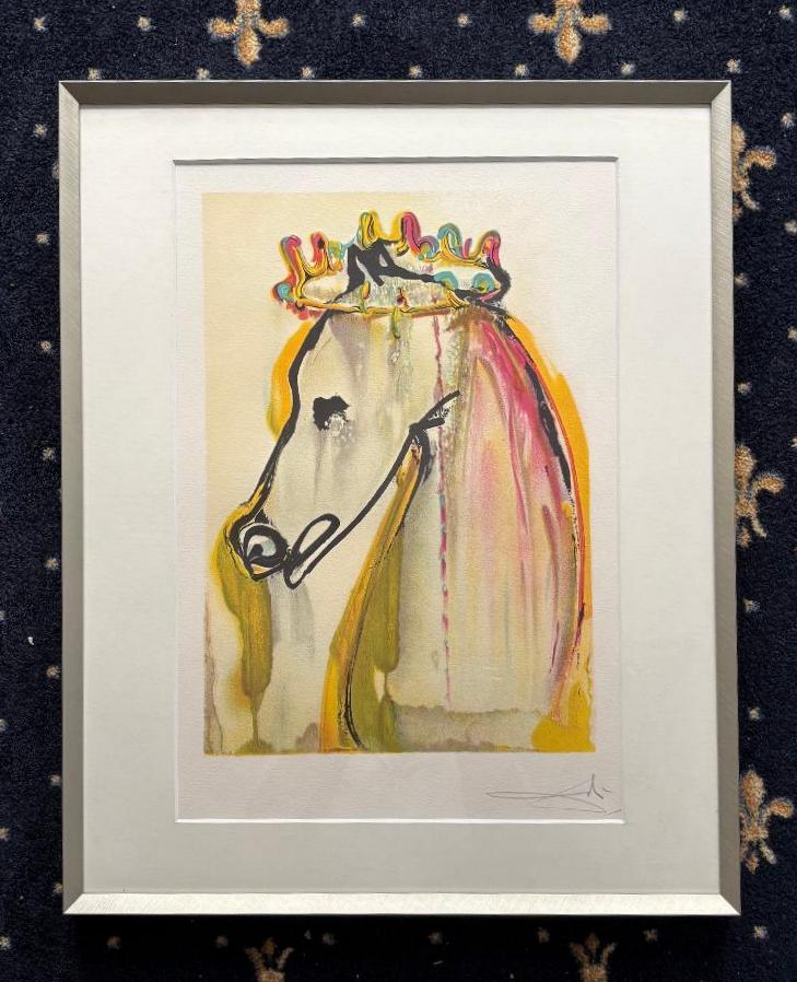 Dali, 'Caligula' : aus der Serie 'Les Chevaux Daliniens' :