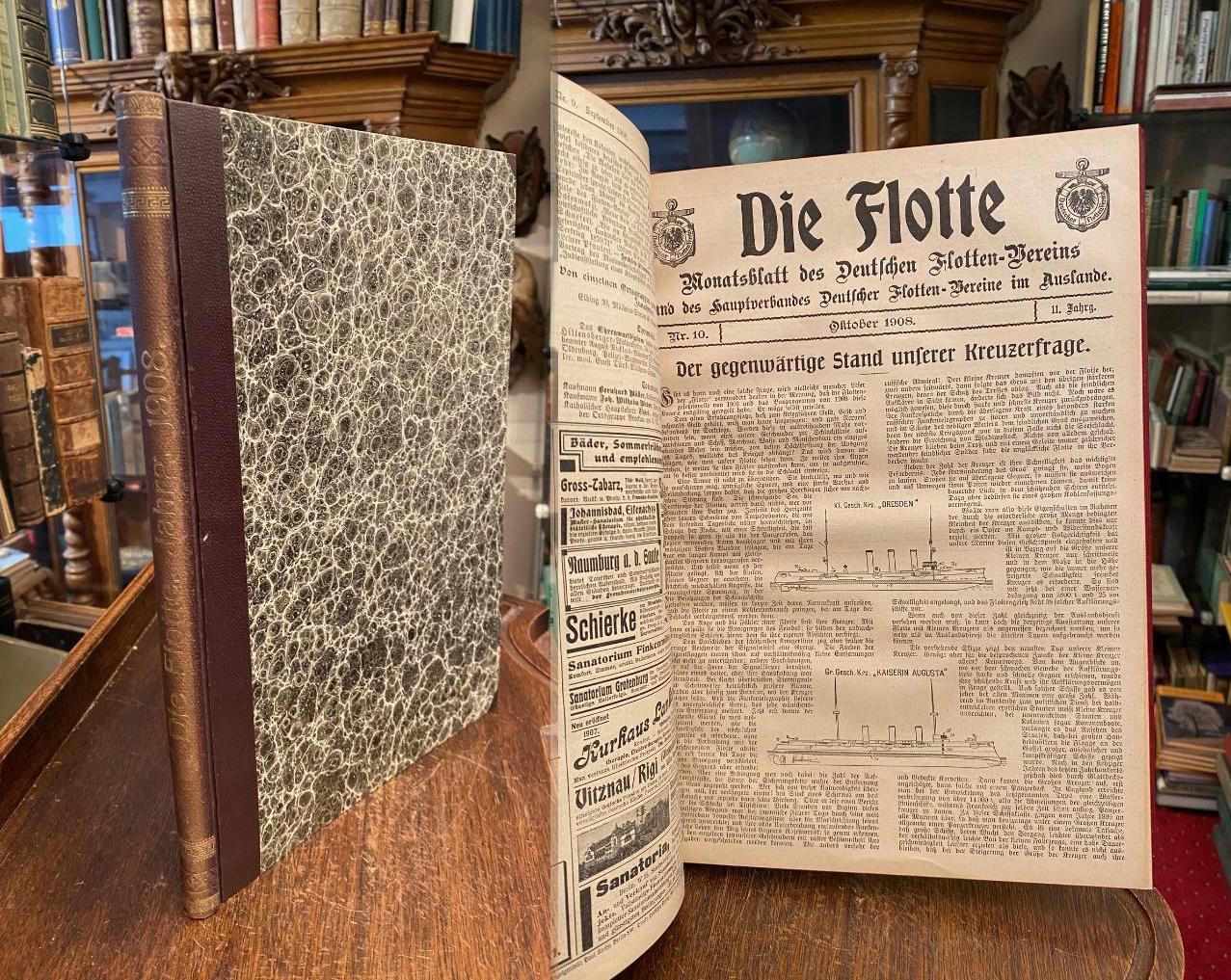 Die Flotte : 11. Jg. - Jacobs, Die Flotte : XI. Jahrgang (1908) : Monatsblatt de