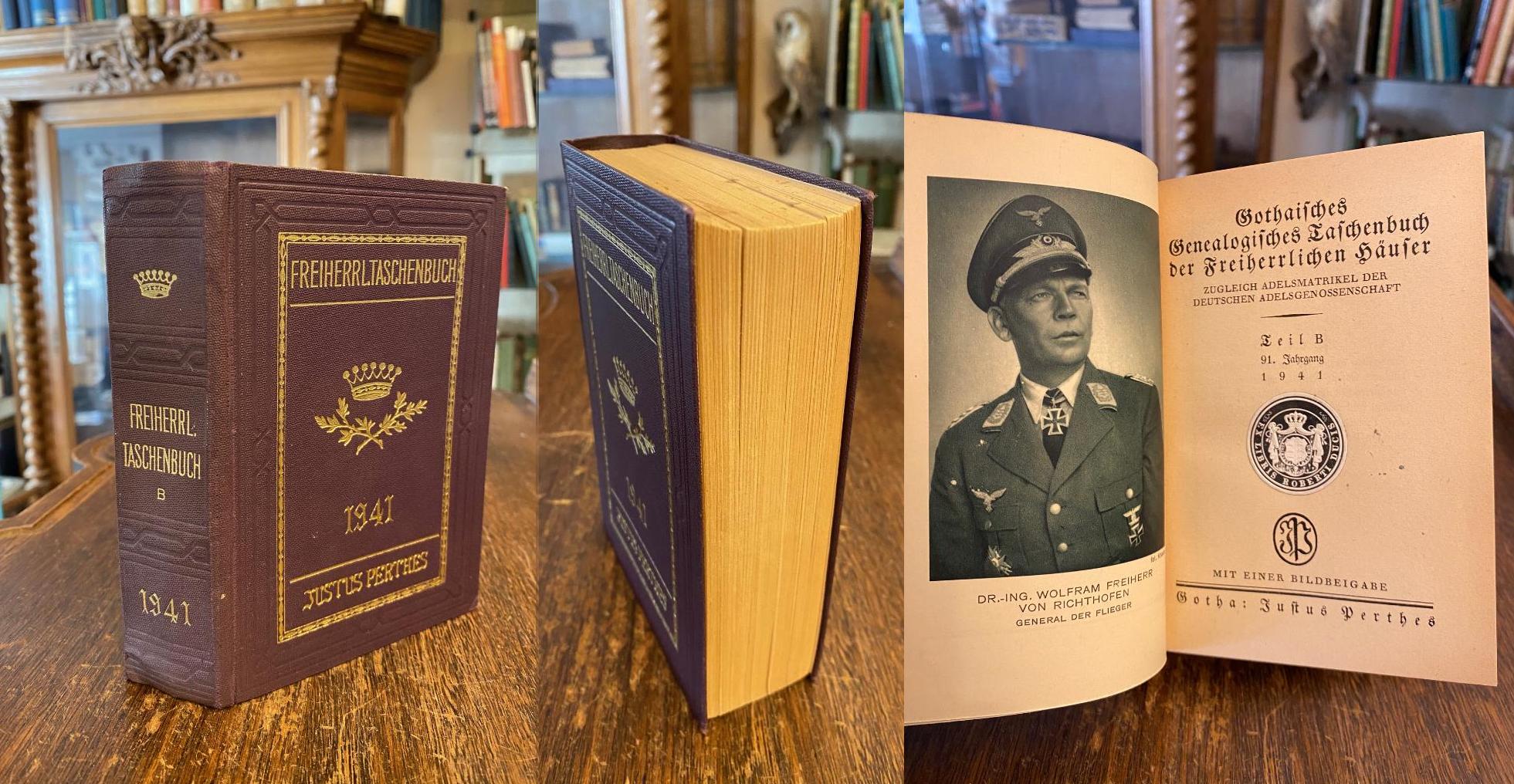 Gotha Freiherrliche Häuser 1941. - Gothaisches Genealogisches Taschenbuch der Fr