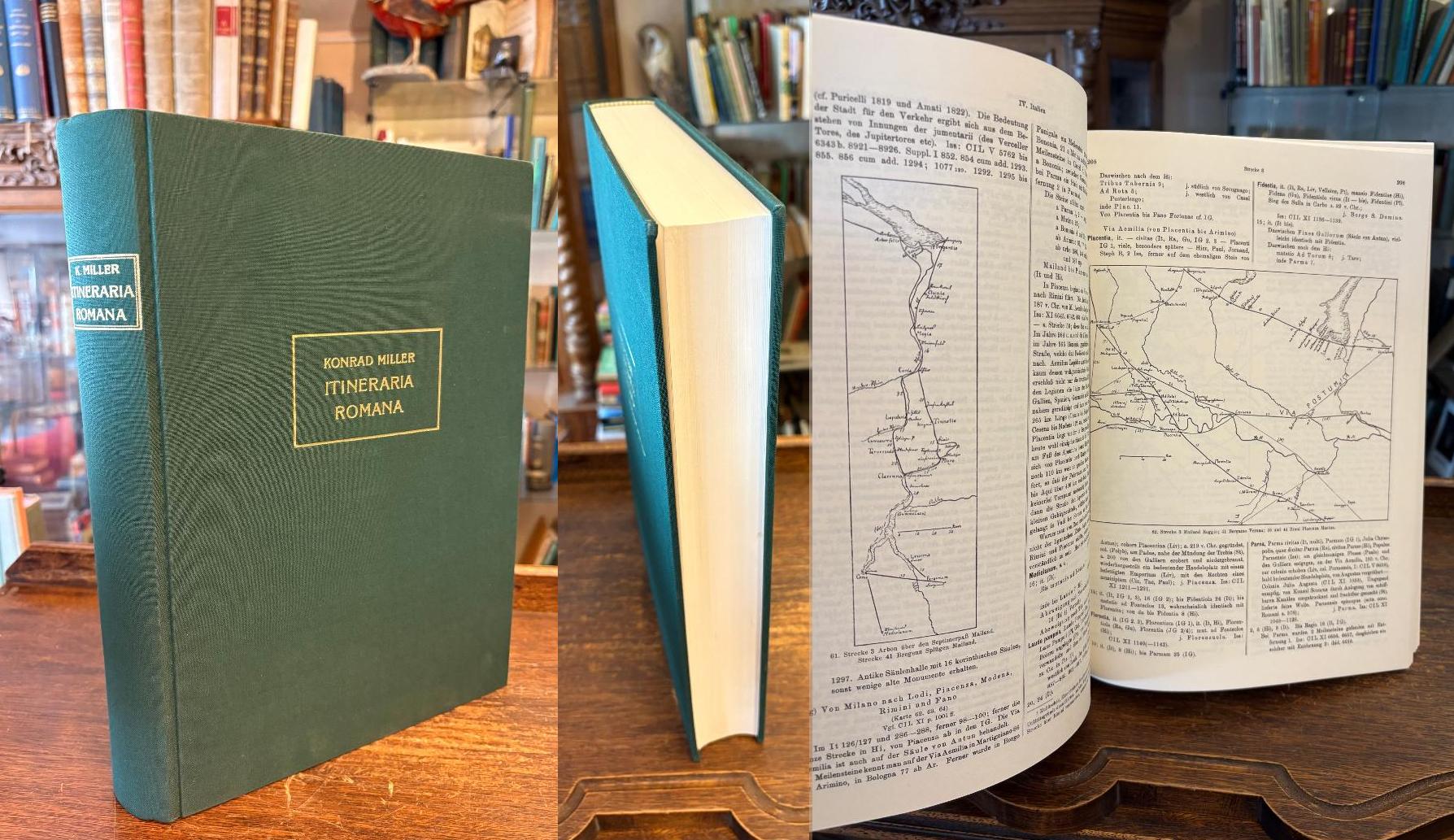 Miller, Itineraria Romana : Römische Reisewege an der Hand der Tabula Peutingeri