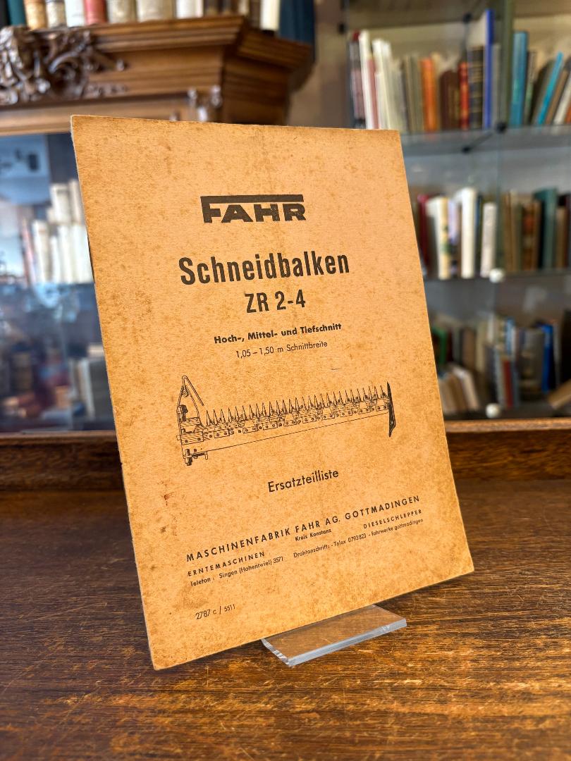 Fahr, Fahr Schneidbalken ZR 2-4 - Hoch-, Mittel- und Tiefschnitt 1.05 - 1.50 m S