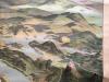 Schulwandtafel. - Ronfort, Bodensee mit Alpenkette : Schulwandtafel. Gemalt von 