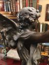 Moreau, 'Cupidon' : Prächtige ausdrucksstarke Figur des geflügelten Amor,