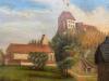 Waldburg. - Künstler des 19. Jahrhunderts: 'Waldburg' : im Vordergrund Kapelle m