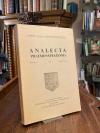 AP 60/3-4. - Commissio Historica Ordinis Praemonstratensis (Hrsg): Analecta Prae