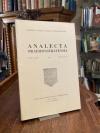 AP 74/3-4. - Commissio Historica Ordinis Praemonstratensis (Hrsg): Analecta Prae