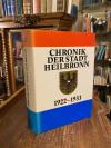 Heilbronn. - Dürr, Chronik der Stadt Heilbronn - Band III: 1922 - 1933.