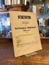 Fahr, Fahr Anbau-Anleitung und ERsatzteilliste zum Schlepper-Mähwerk SMW - D 15