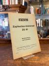 Fahr, Fahr Zapfwellen-Universal ZU 81 : Betriebsanleitung und Ersatzteilliste.